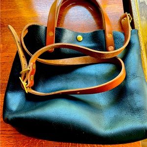 Leather Mini Tote Bag